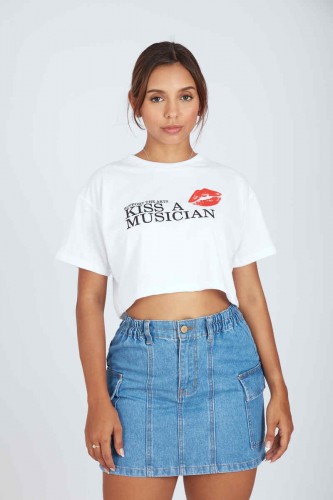 POLO CROP KISS 